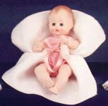 Effanbee - Twinkie - Baby Classics - Diaper Set and Shell-edge Fleece Blanket - Caucasian
